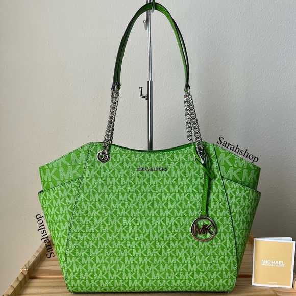🌼Michael Kors Jet Set Travel Large Chain Shoulder Tote - Picture 1 of 14